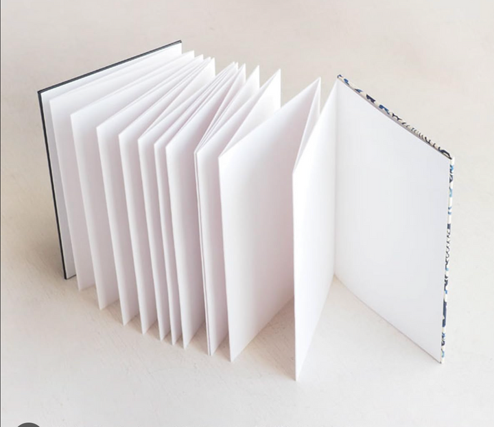 Blue Dot Accordion Drawing Notebook