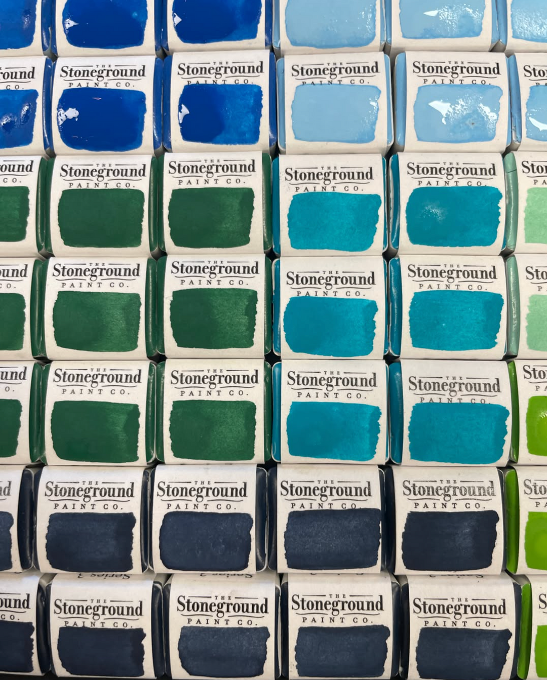 Stoneground Paint Co. Watercolor Half Pans