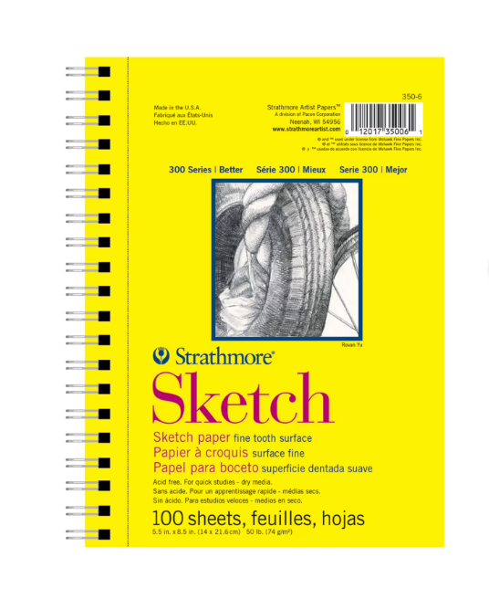Strathmore 300 Series Wirebound Sketch Pad