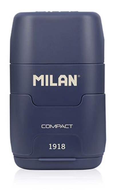 Milan Compact 1918 Series Sharpener and Eraser