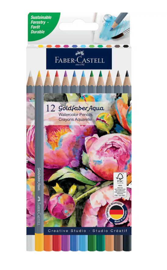 Faber Castell Goldfaber Watercolor Pencils