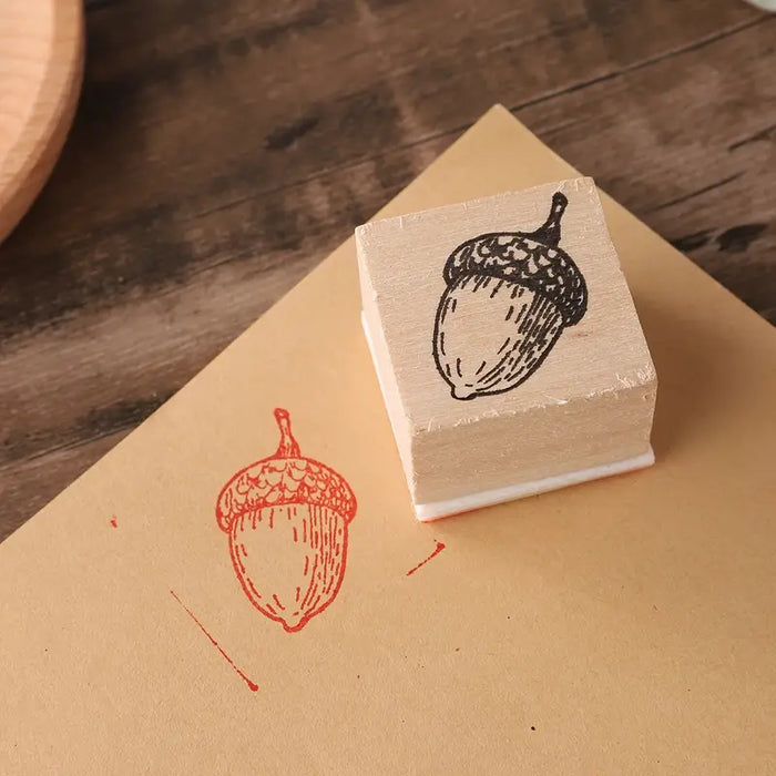 Vintage Rubber Wooden Stamp