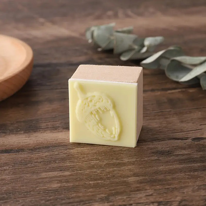 Vintage Rubber Wooden Stamp