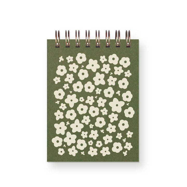 Flower Pattern Mini Jotter Notebook