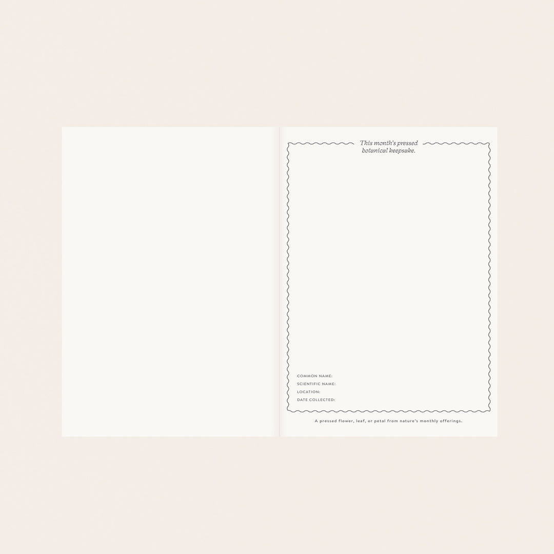HERBARIUM | LINEN-BOUND UNDATED PLANNER