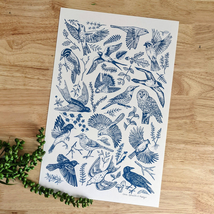 Blue Bird Art Print