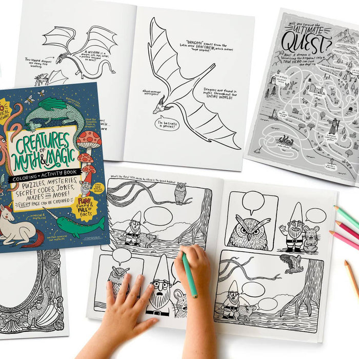 MYTH & MAGIC Coloring Book