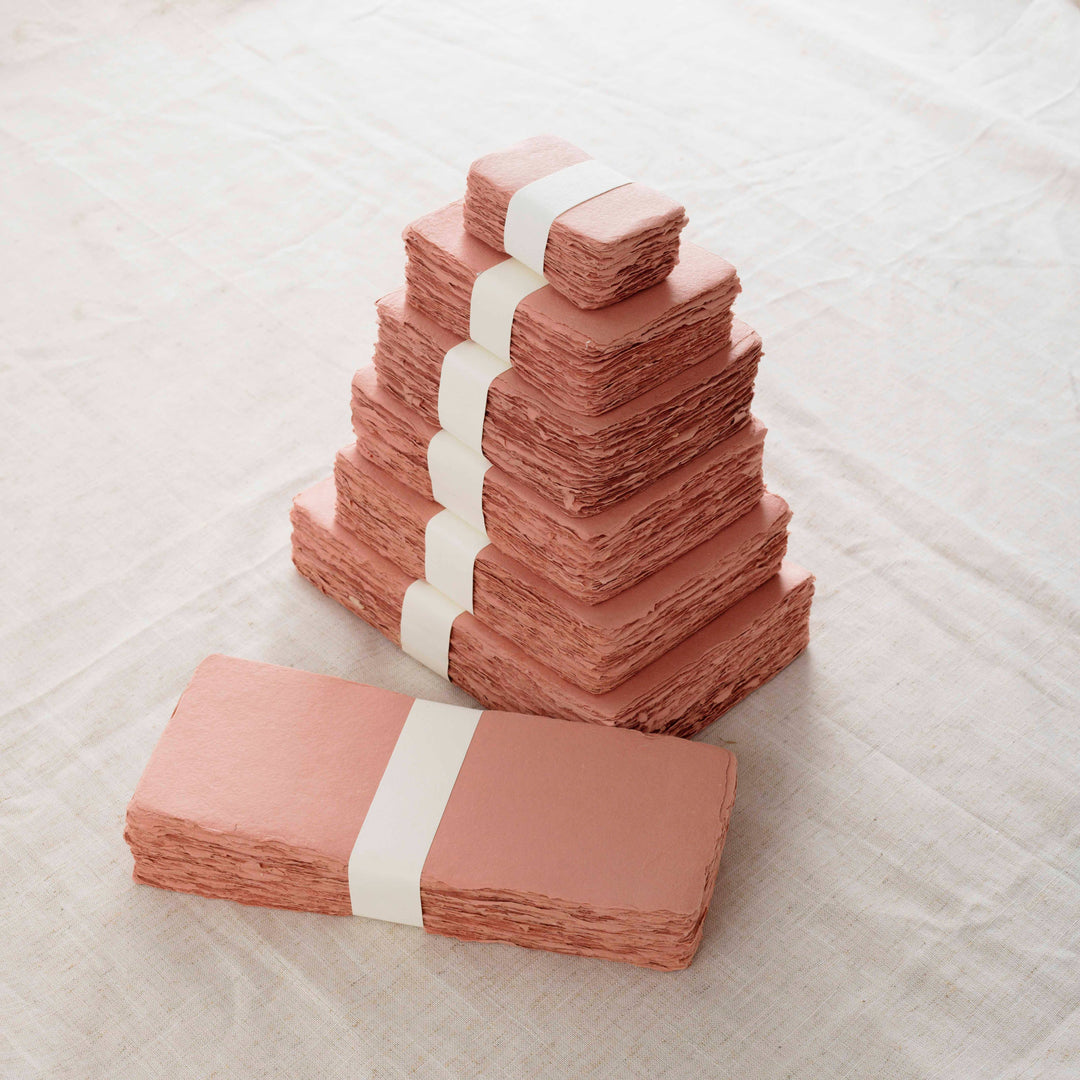 Dusty Rose Handmade Paper