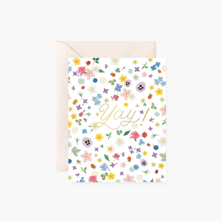 YAY Floral Confetti | Greeting Card