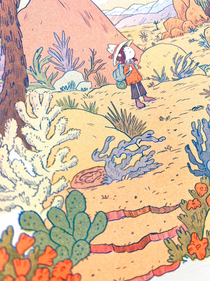 Desert Dreams Riso Print
