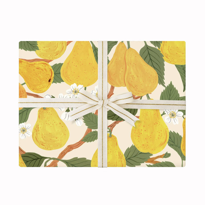 Pear Orchard Double Sided Wrapping Paper