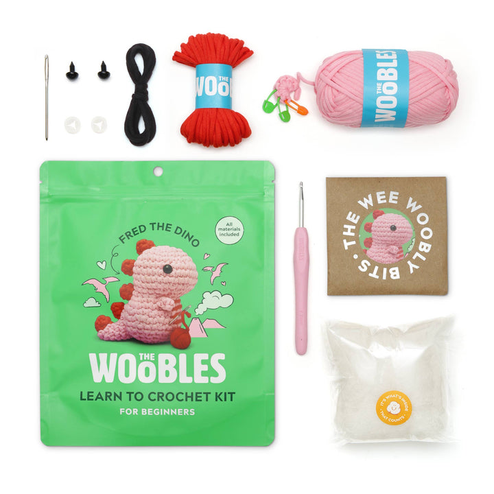 Fred the Dinosaur Beginning Crochet Kit