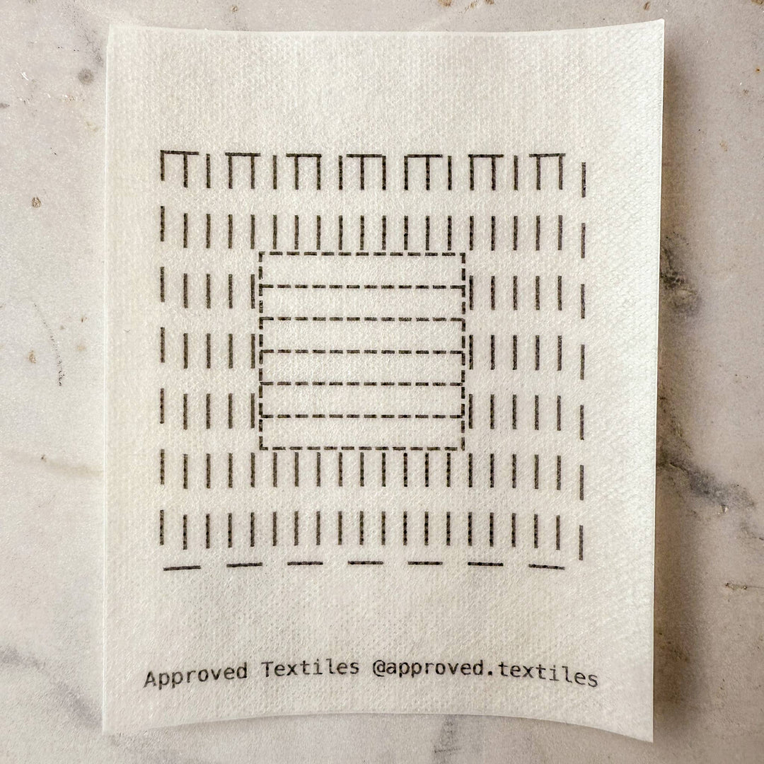 Geometric Shapes: Mending + Embellishment Transfer