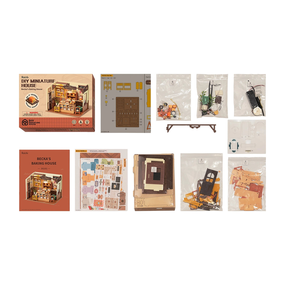 Rolife DIY Miniature House - Becka's Baking House