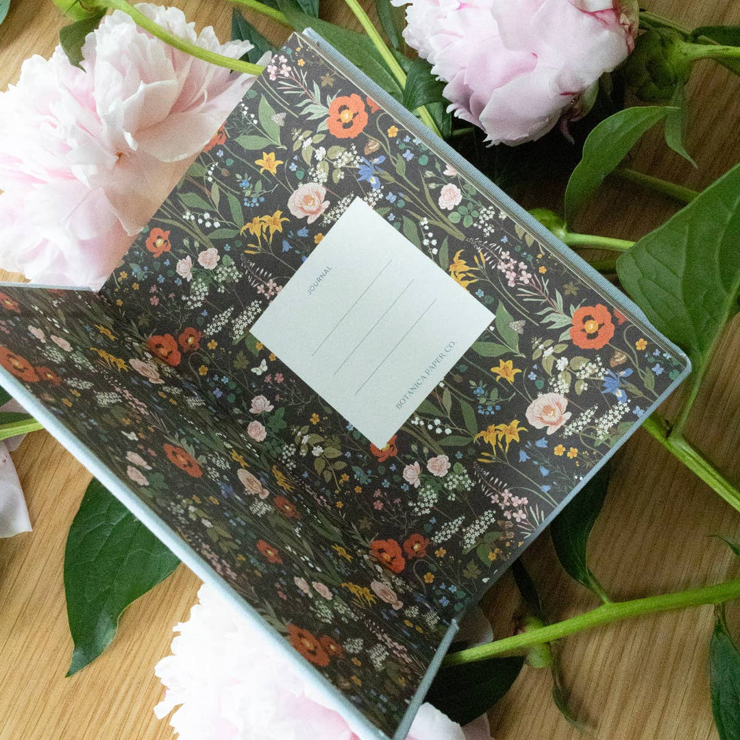 WILD FLOWERS | MINI LINEN BOUND JOURNAL