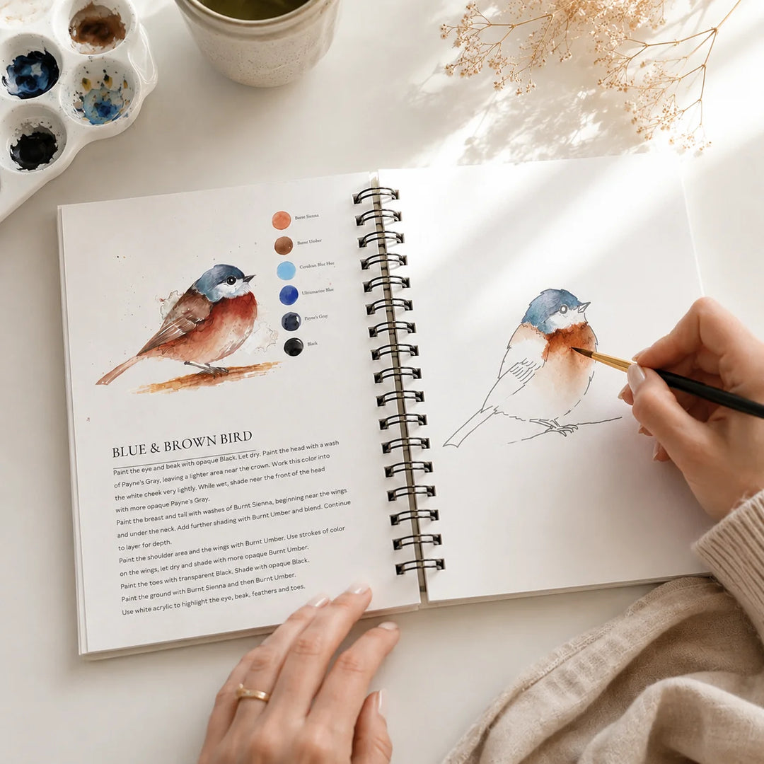 Watercolor Workbooks By Willow Wolfe
