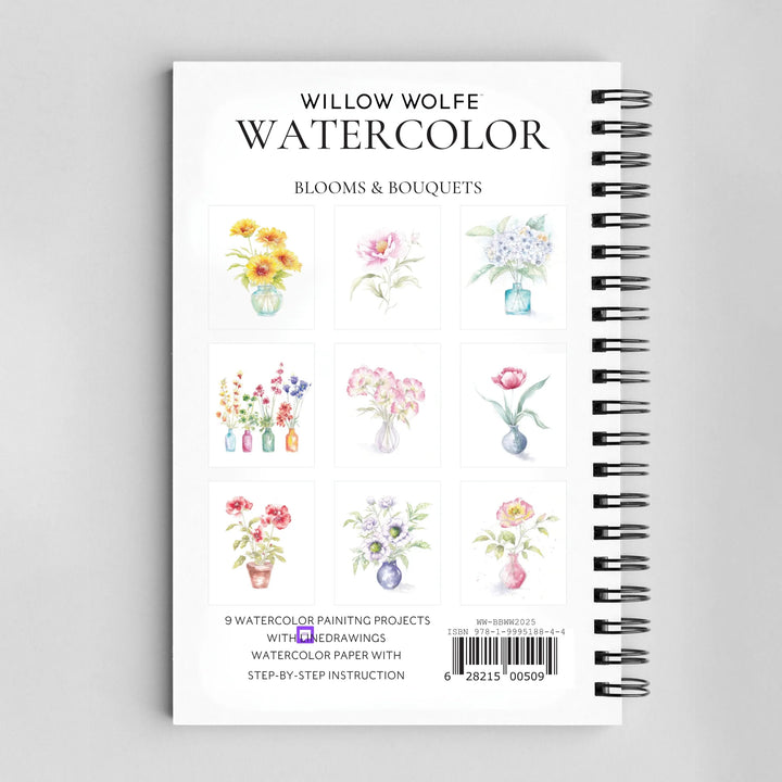 Watercolor Workbooks By Willow Wolfe