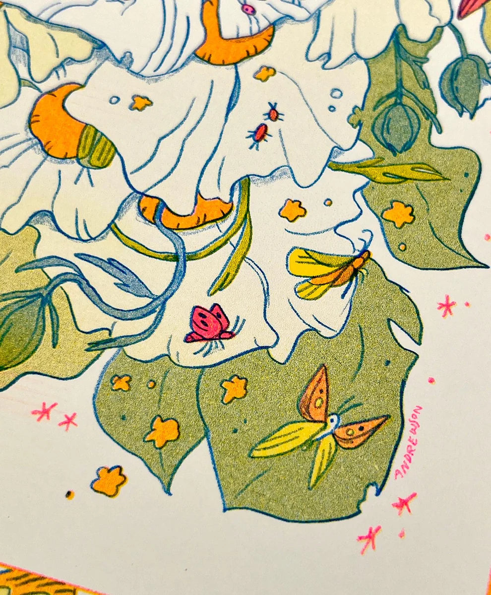 Bug Fairy Riso Print b