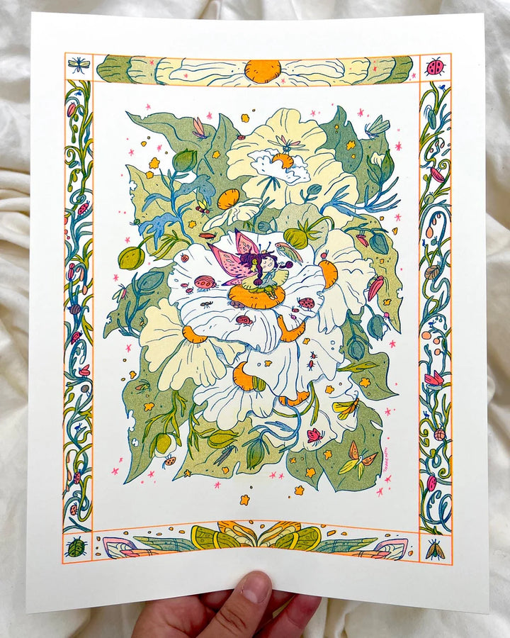 Bug Fairy Riso Print b