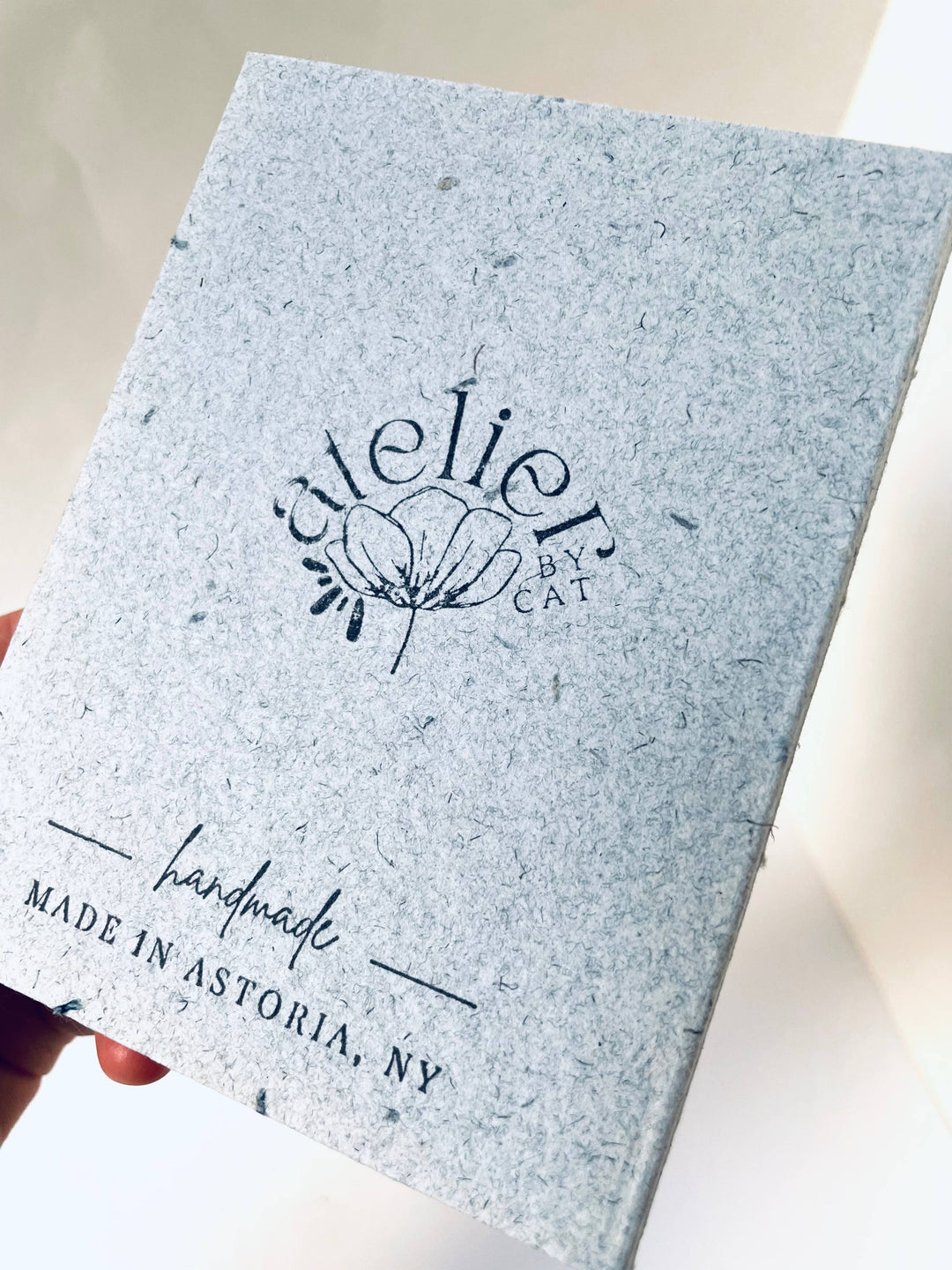 Recycled Denim Handmade Confetti Notebook