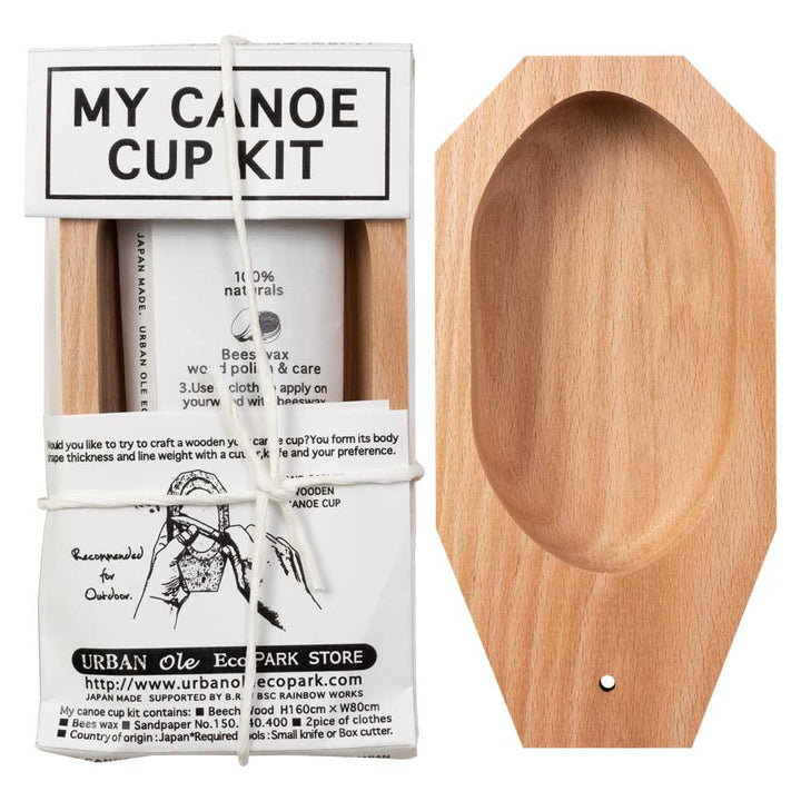 Canoe Cup Wood Carving DIY Kit