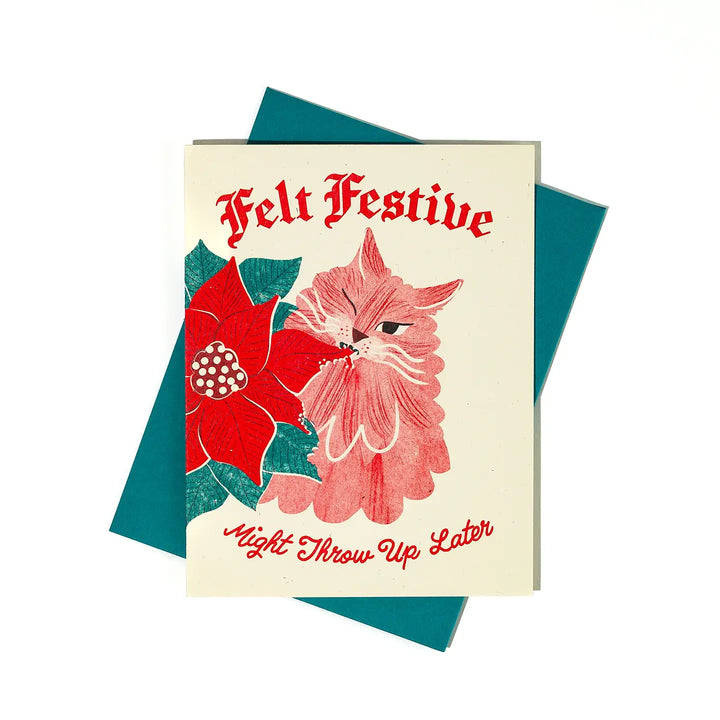 Felt Festive Card