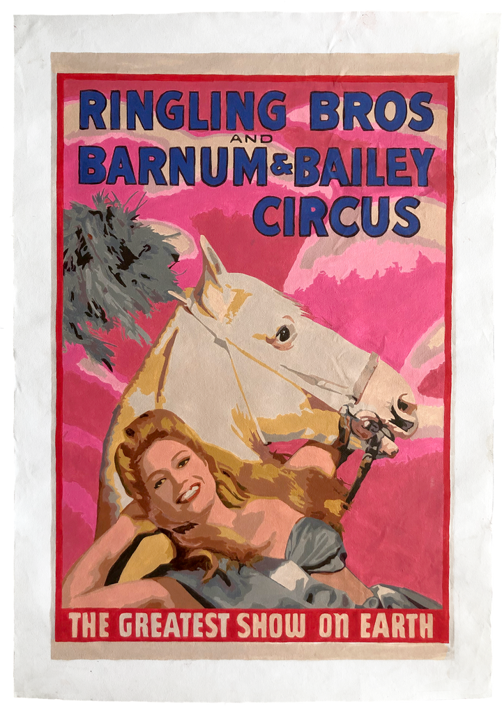 Ringling Bros Vintage Paint By Number Kit