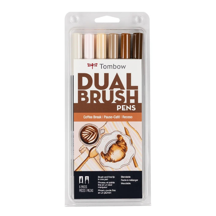 Tombow Dual Brush Set of 6