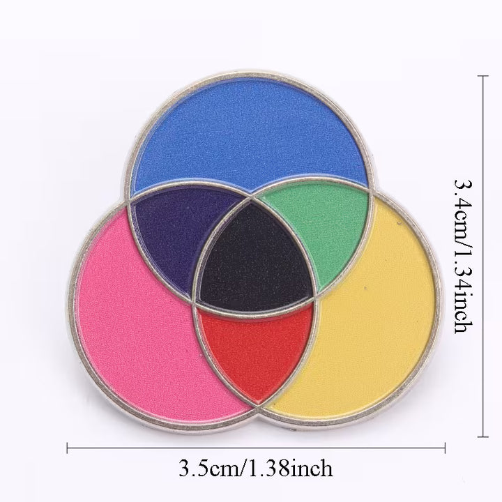 Color Theory Enamel Pin