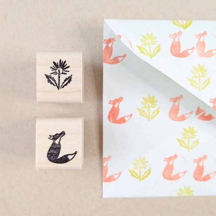 Abstract Flower Mini Stamp