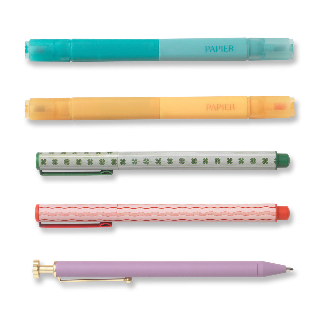 Imagination Mixed Pen & Highlighter Set of 5