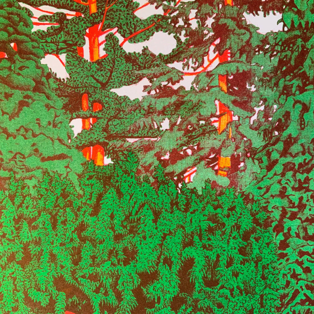 Conifer Tree Riso Print