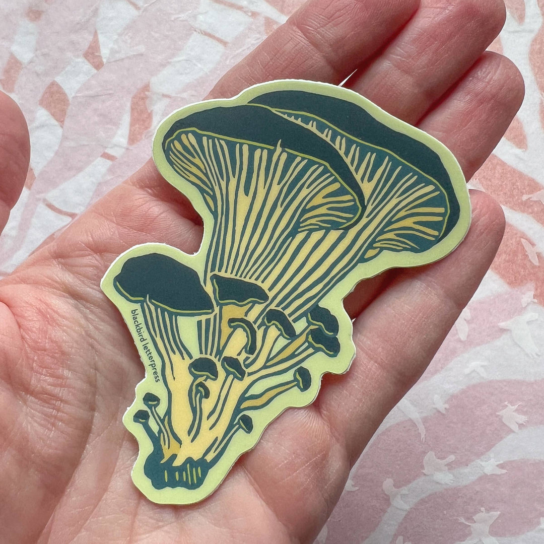 Oyster mushroom sticker