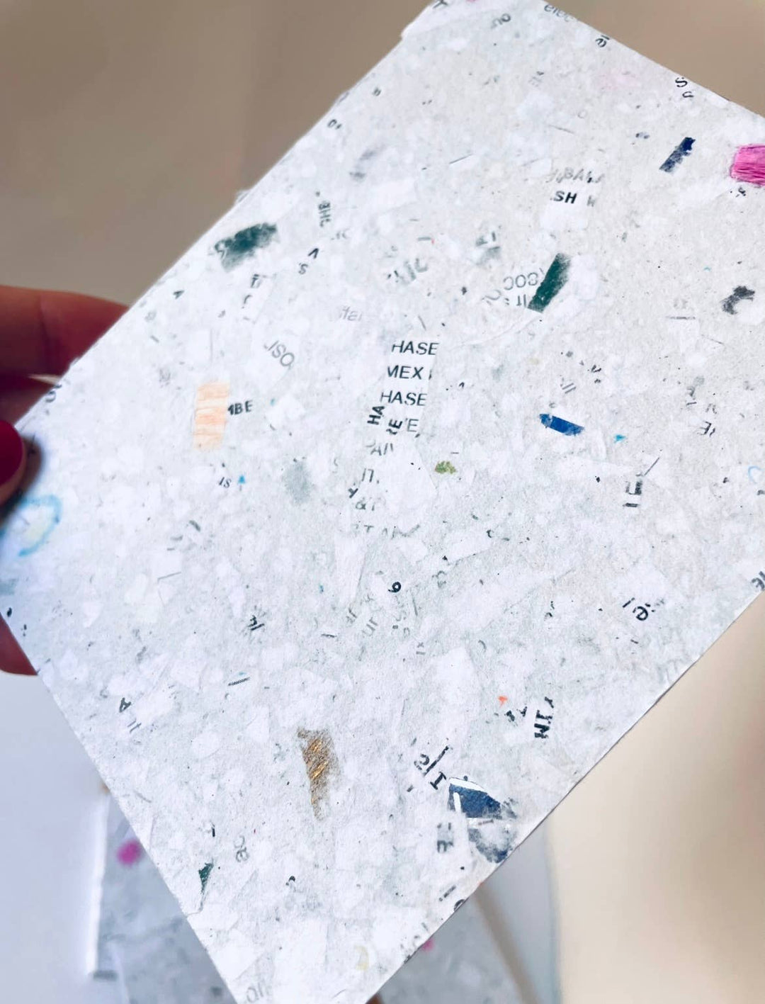 Confetti Junk Mail Handmade Notebook