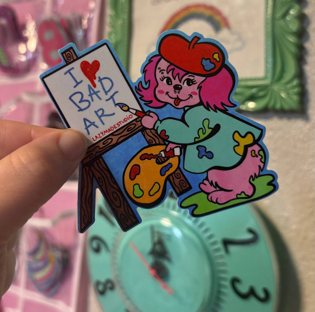 I Love Bad Art - Sticker