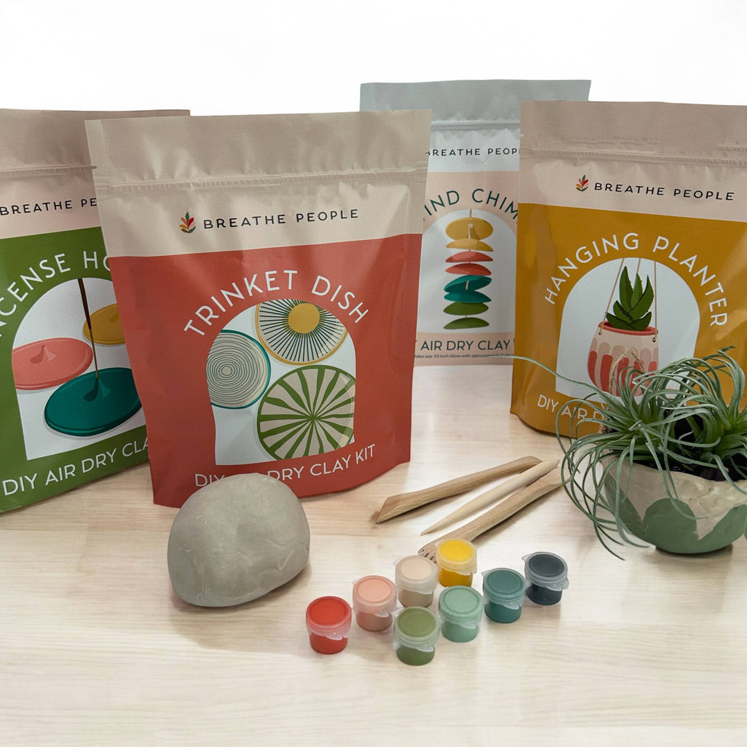 DIY Air Dry Clay Kit- Make Your Own Incense Holder