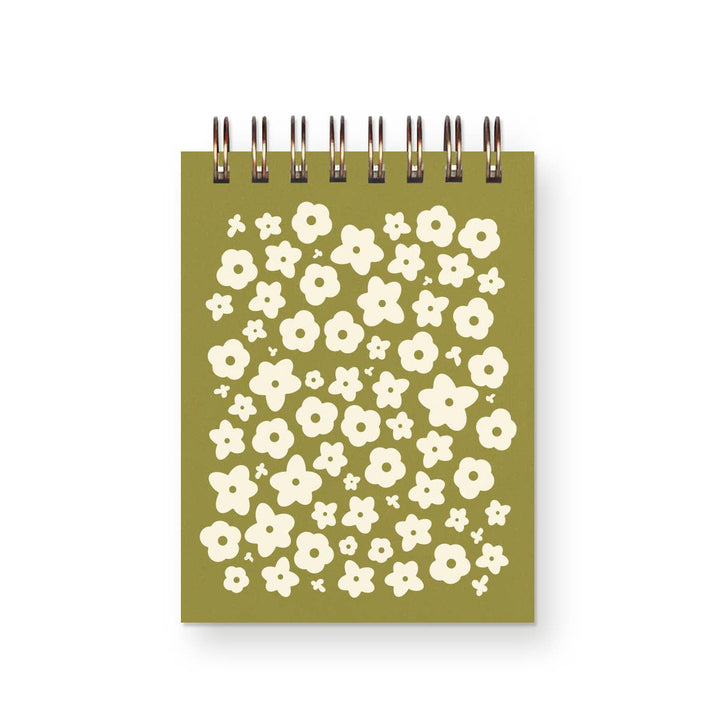 Flower Pattern Mini Jotter Notebook