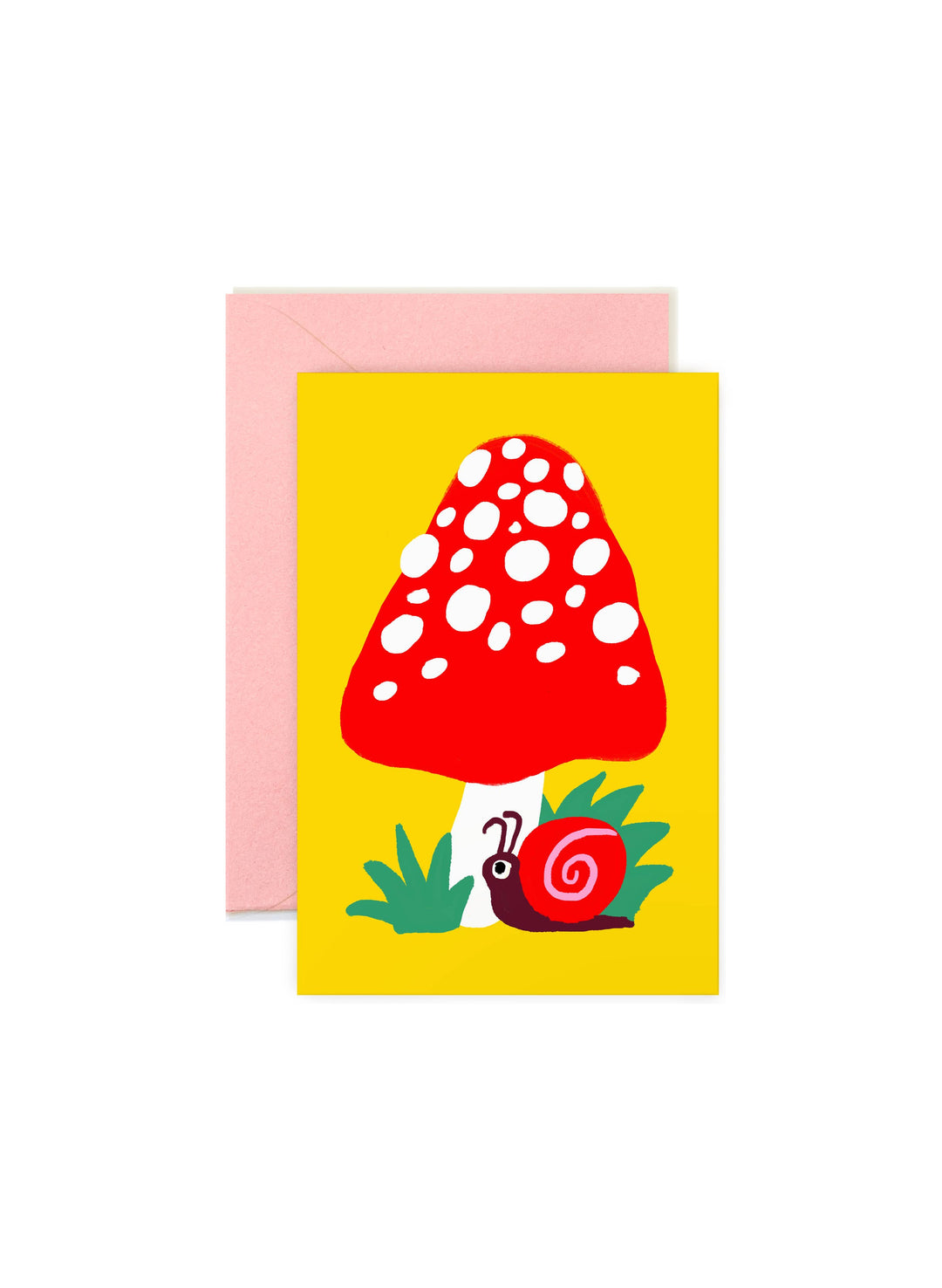 Mushroom & Snail - Mini Note