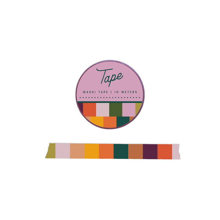 Autumn Party Block Washi Tape