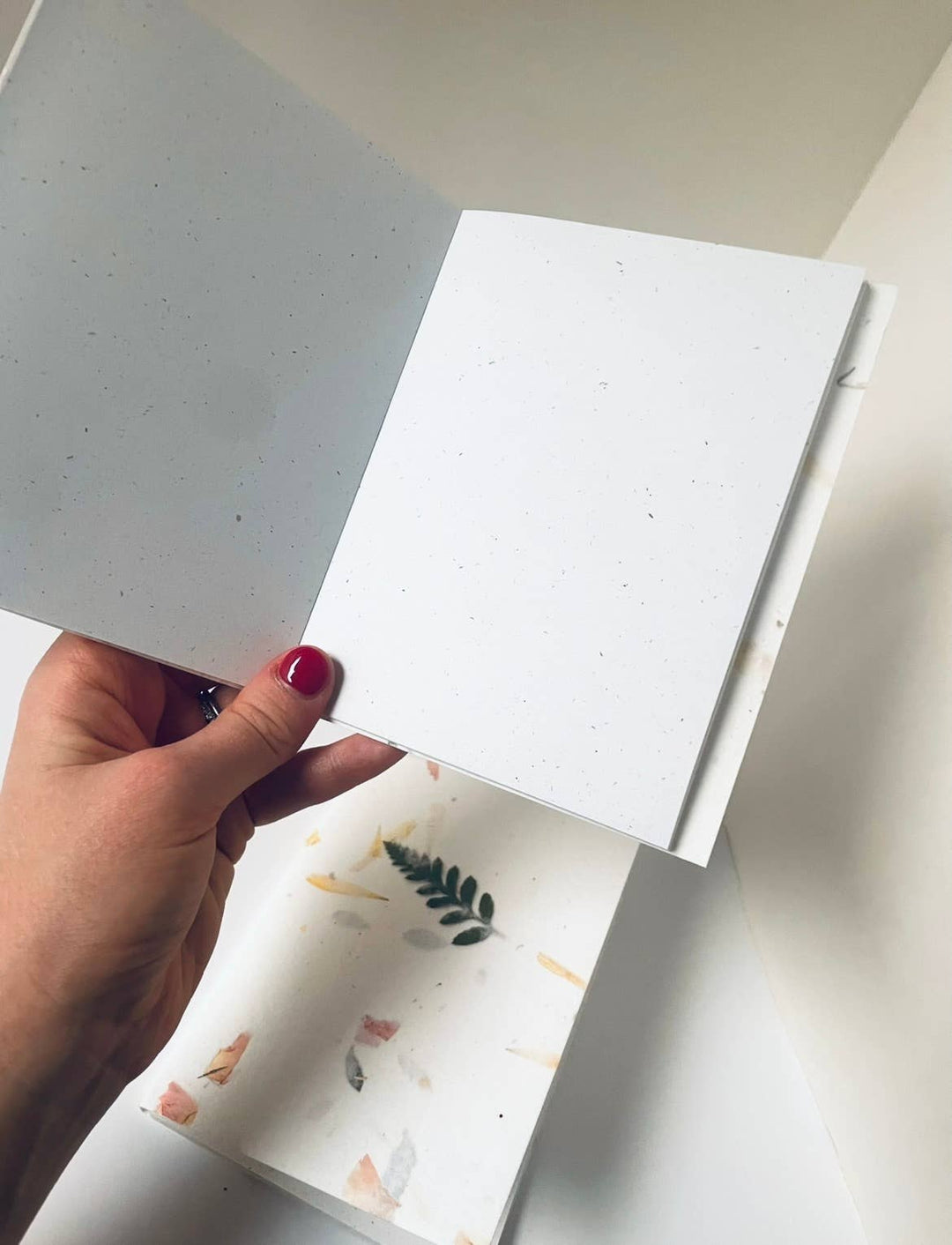 Floral Bits Handmade Paper Notebook