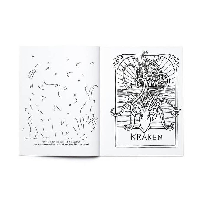 MYTH & MAGIC Coloring Book