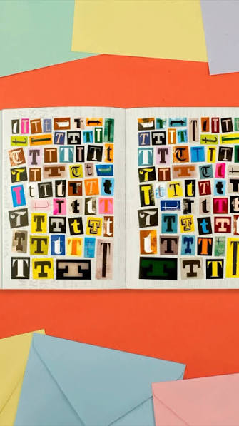The Ransom Note Sticker Book