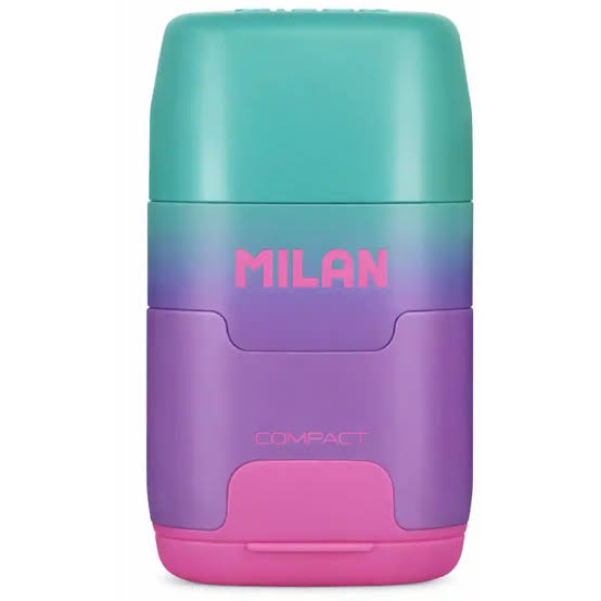 Milan Sunset Compact Sharpener and Eraser