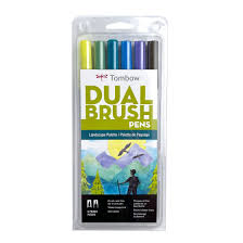 Tombow Dual Brush Set of 6