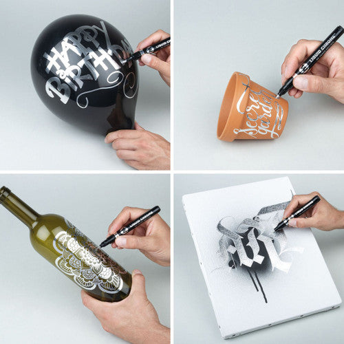 Silver Liquid Chrome Mirror Effect Marker