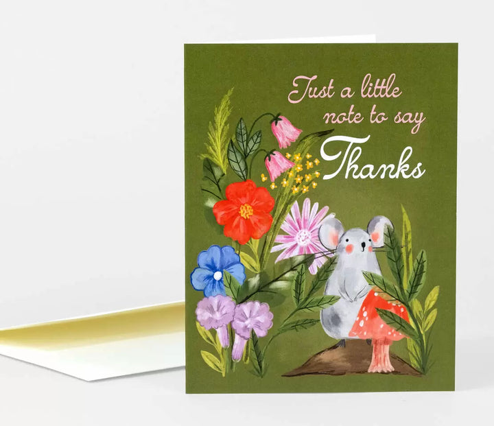 Just A Little Note To Say Thanks, Mouse Card
