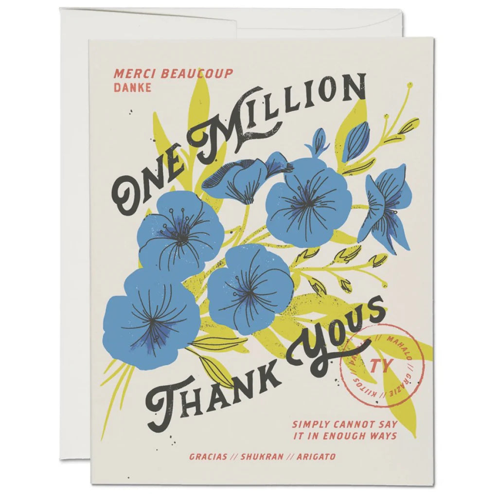 One Million Thank Yous Card
