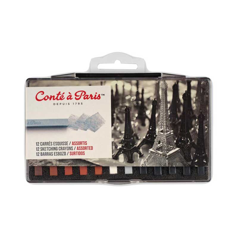 Conte Crayon 12 Piece Landscape Sets