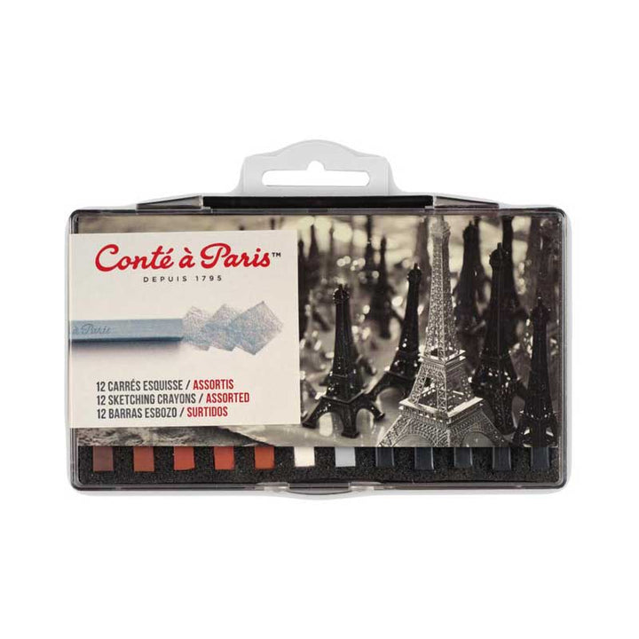 Conte Crayon 12 Piece Landscape Sets
