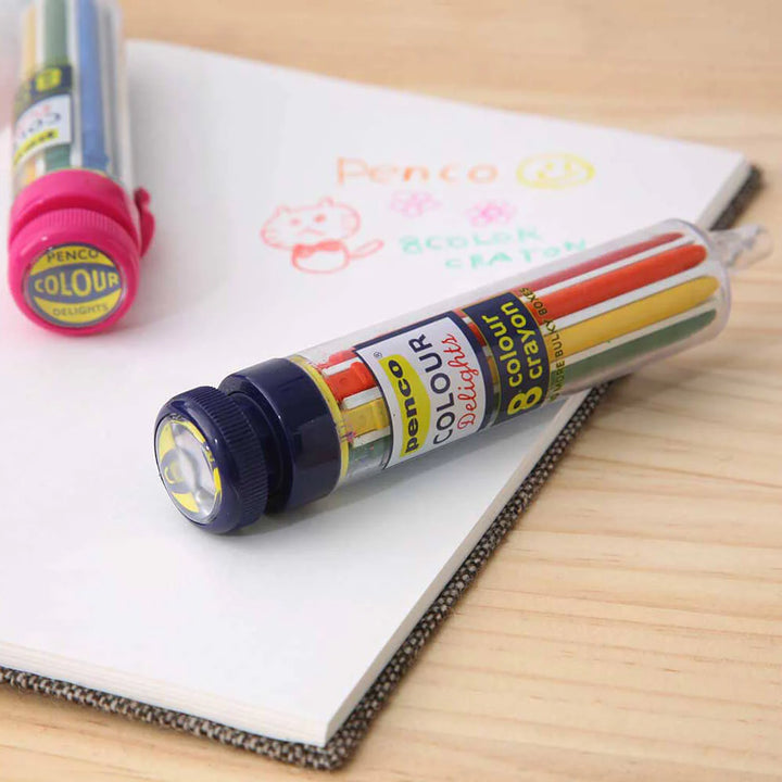 Penco 8-Color Crayon